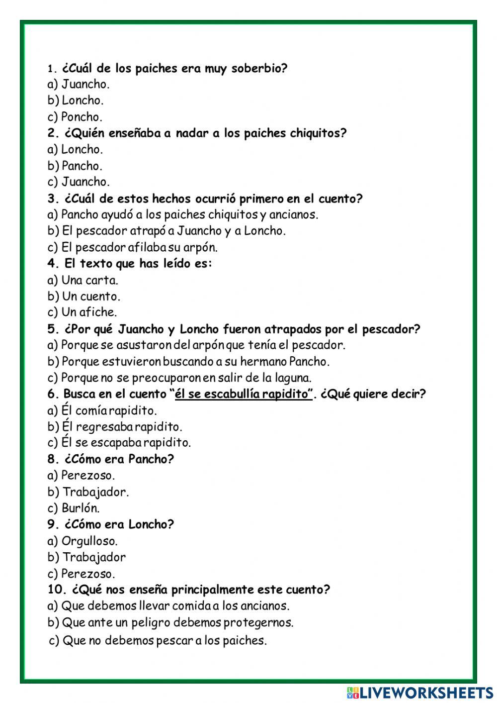 Los paiches del amazonas