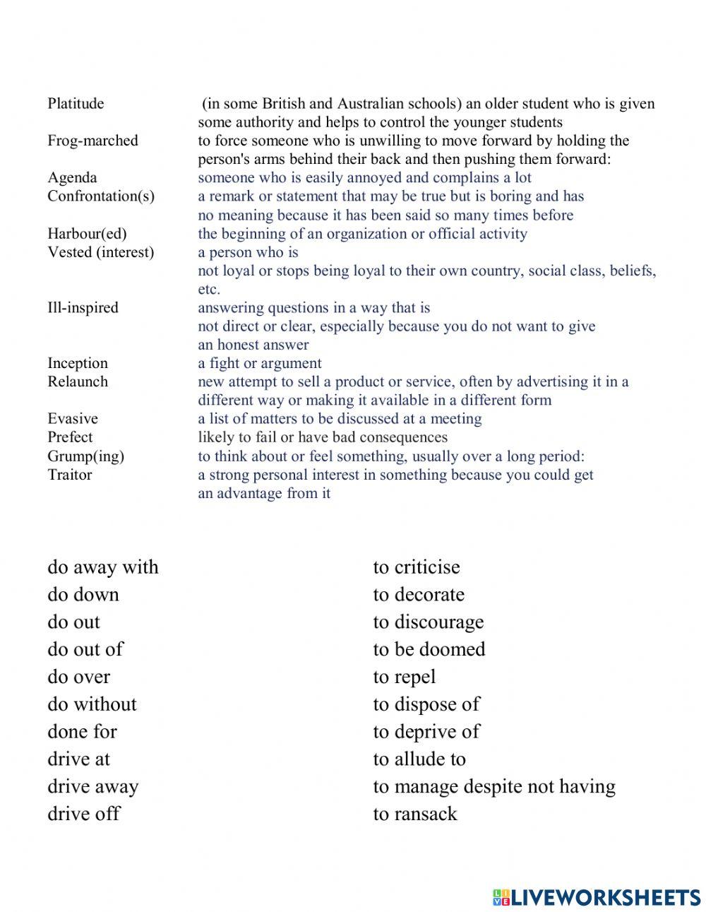 Vocabulary U3 - media