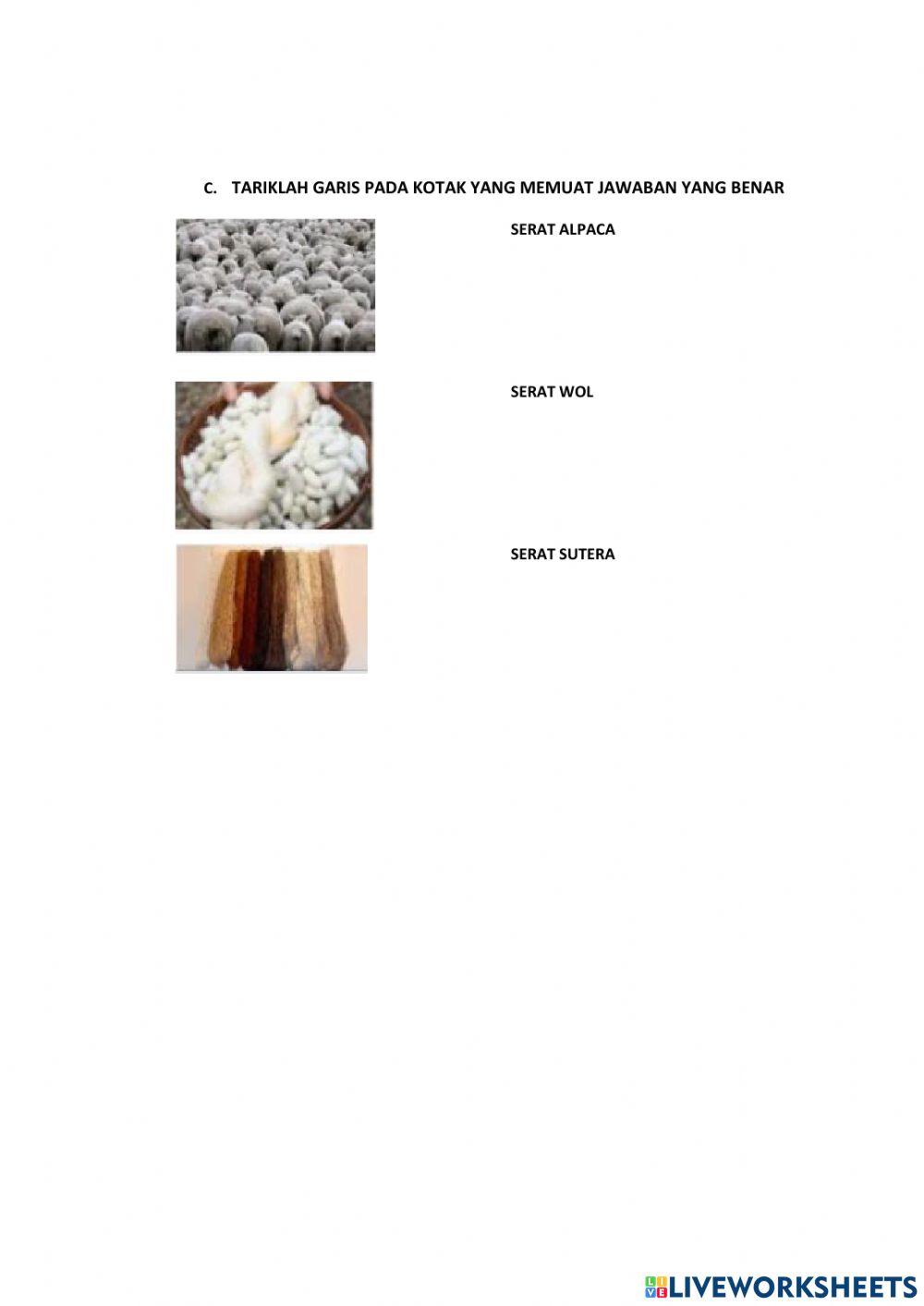 Soal kerajinan serat