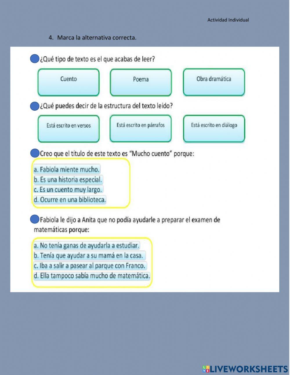 Actividad individual
