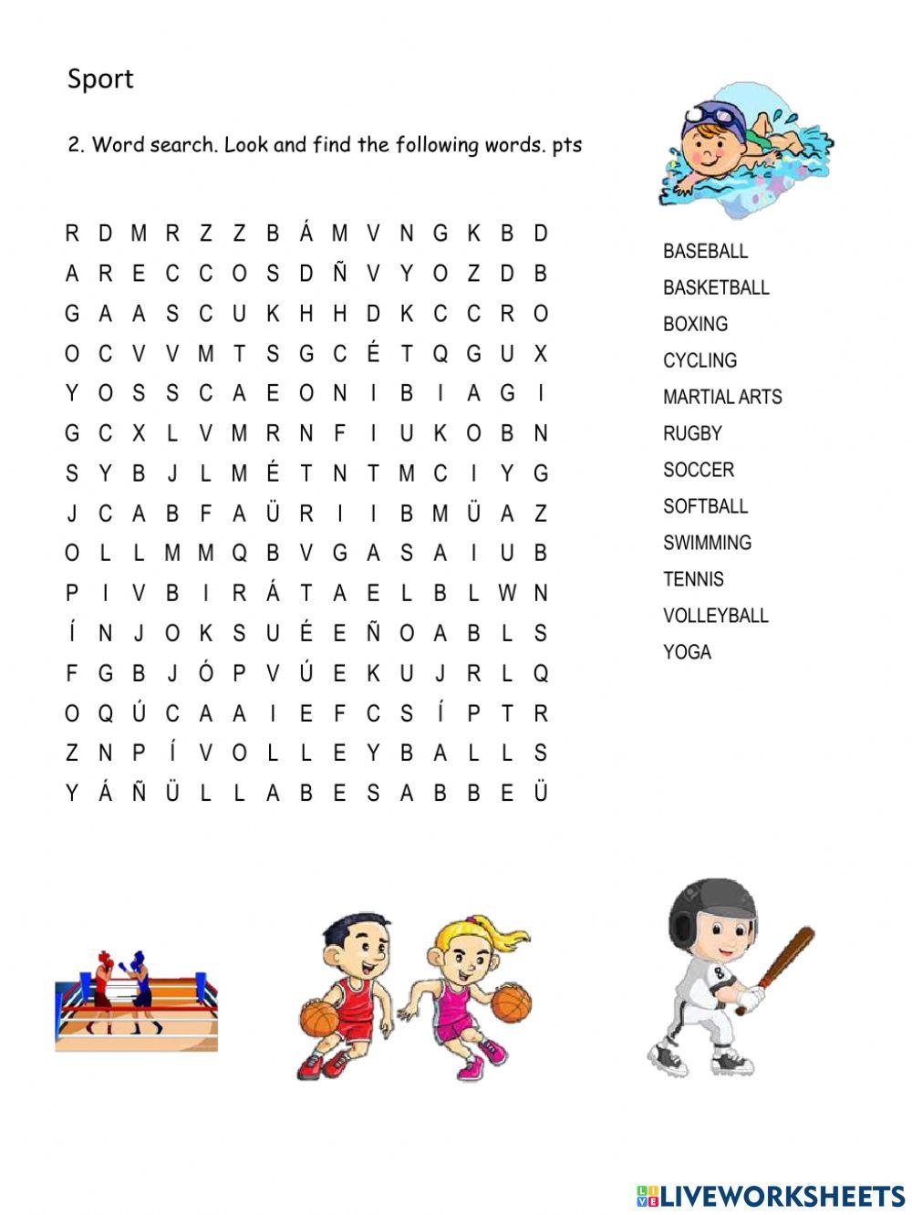 National and International Sports