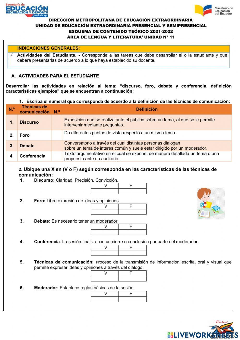 Técnicas de comunicaciòn
