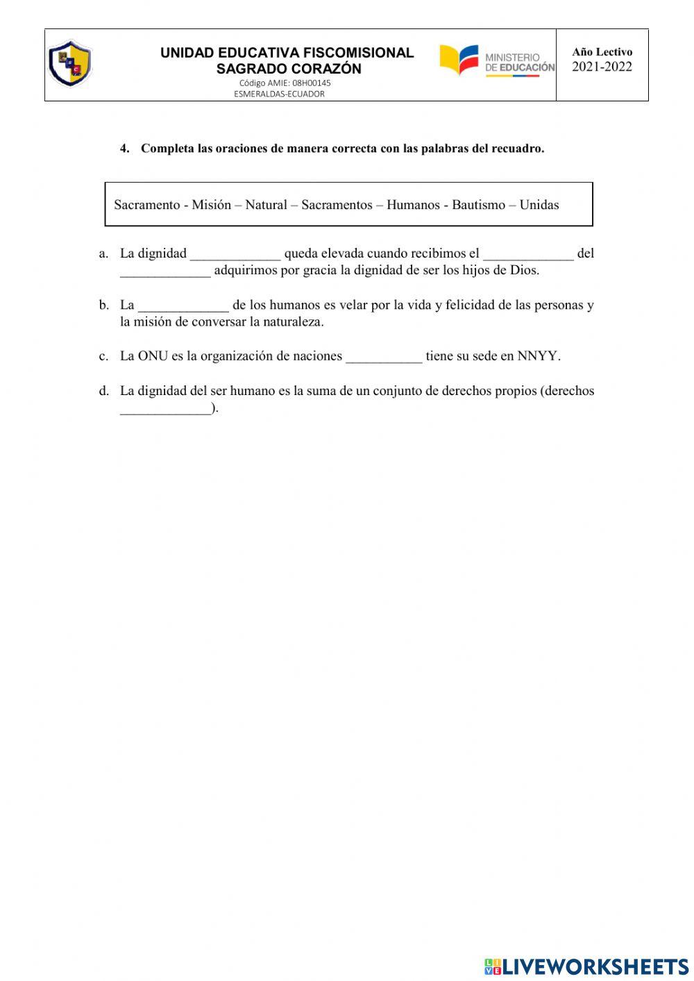 Características de la condición humana