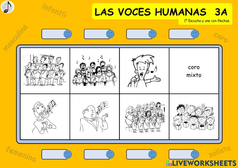 LAS VOCES HUMANAS 3A
