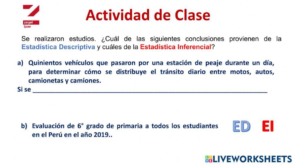 Diferencias entre la Estadística Descriptiva y Estadística Inferencial 12