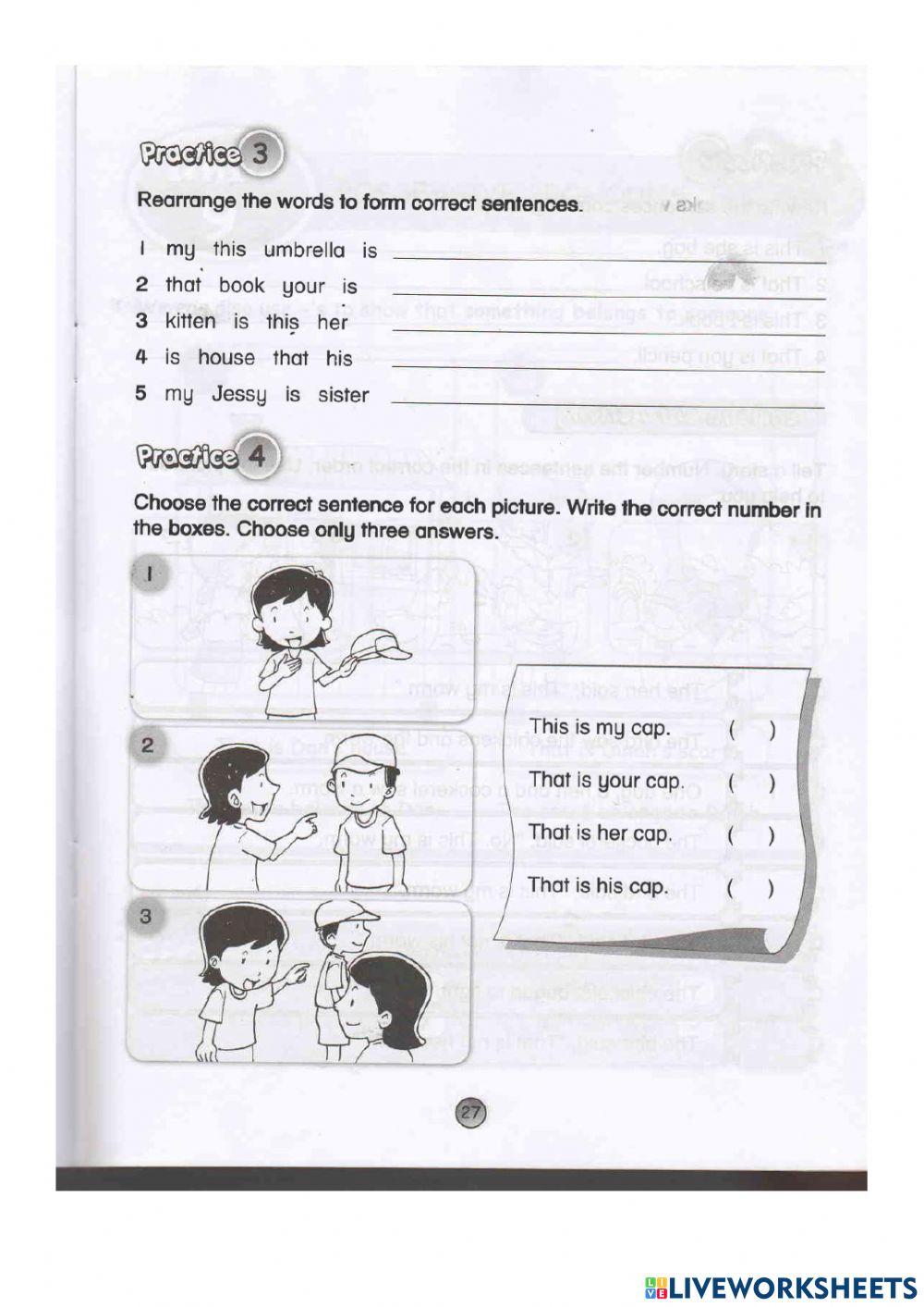 Possessive Adjectives