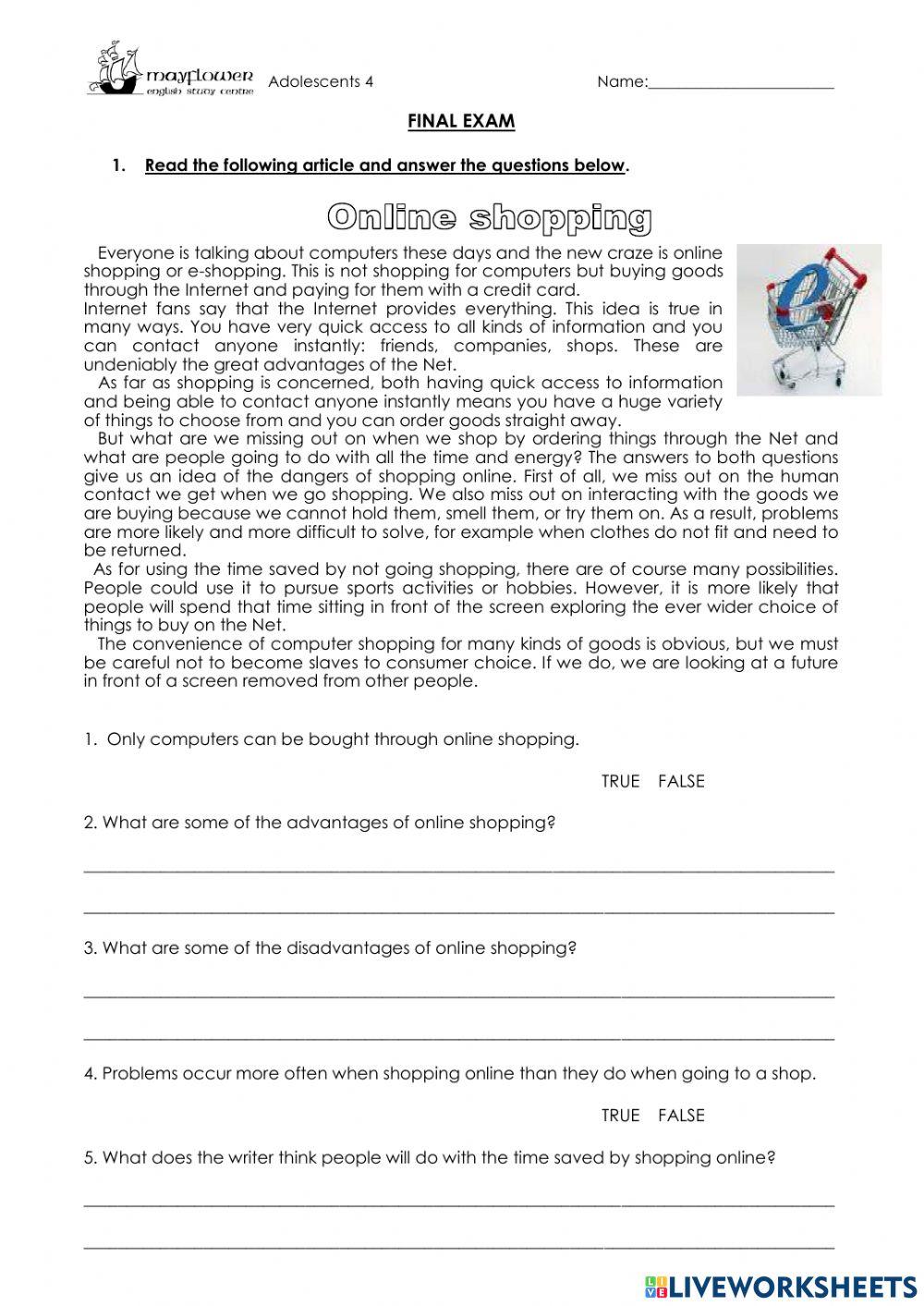 Ado 4 practice 3 reading