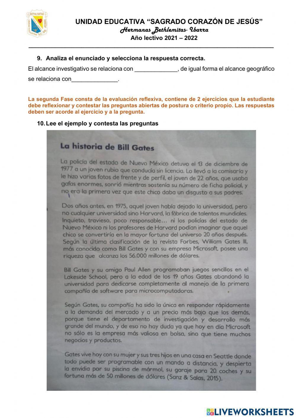 Evaluación Primera Parcial 2do -A- - EMPRENDIMIENTO Y GESTIÓN