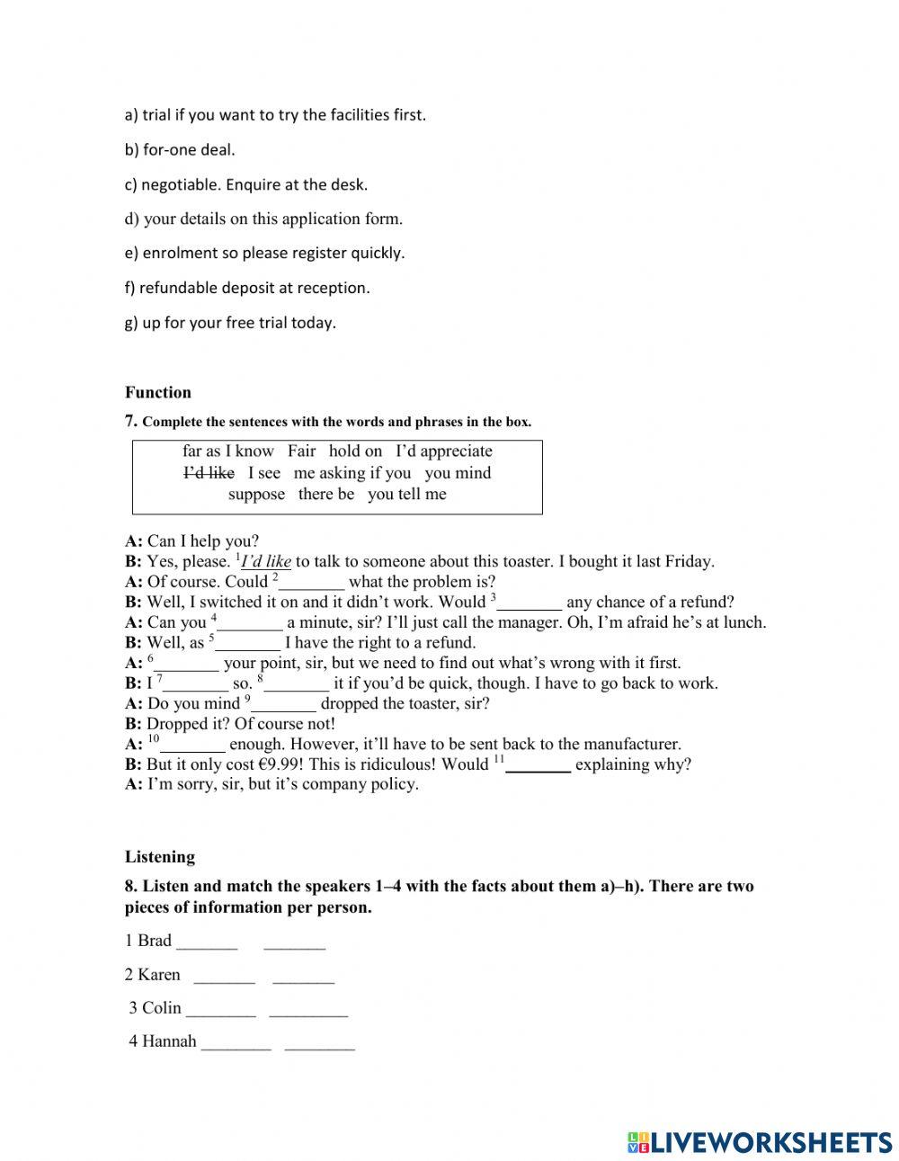 speakout upper-intermediate test unit 1