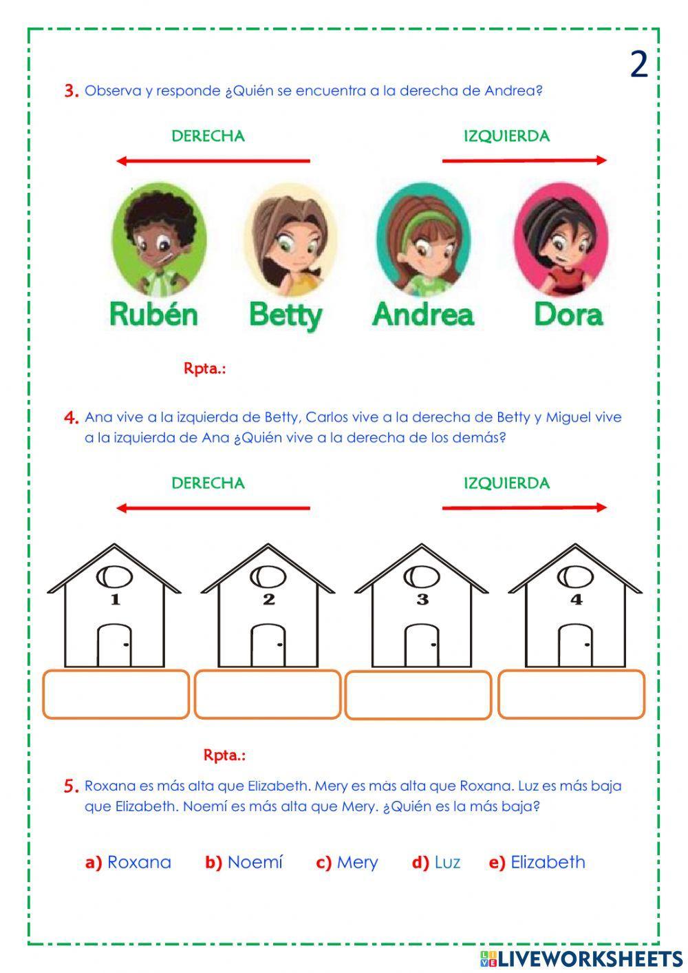 Orden de información