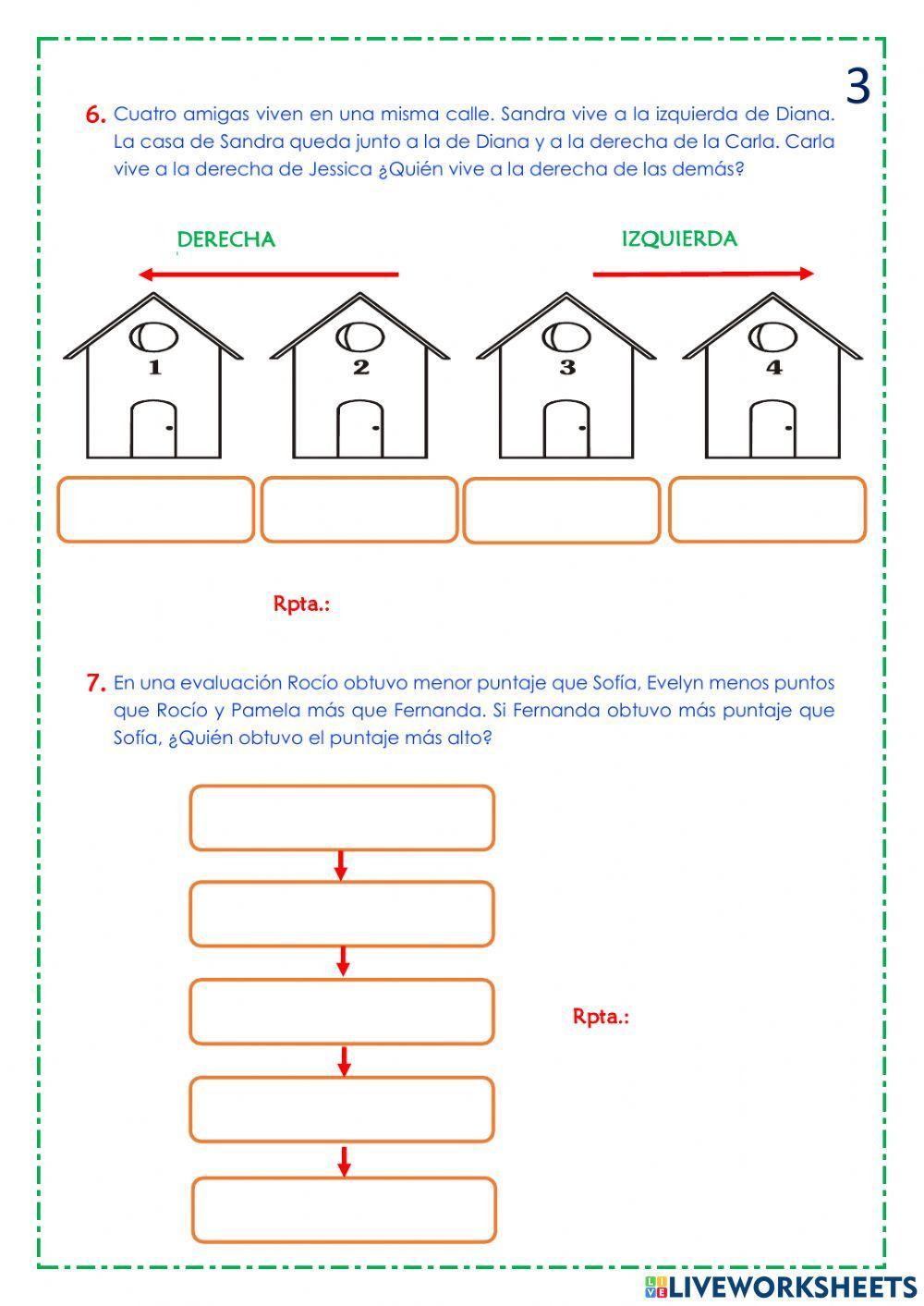 Orden de información