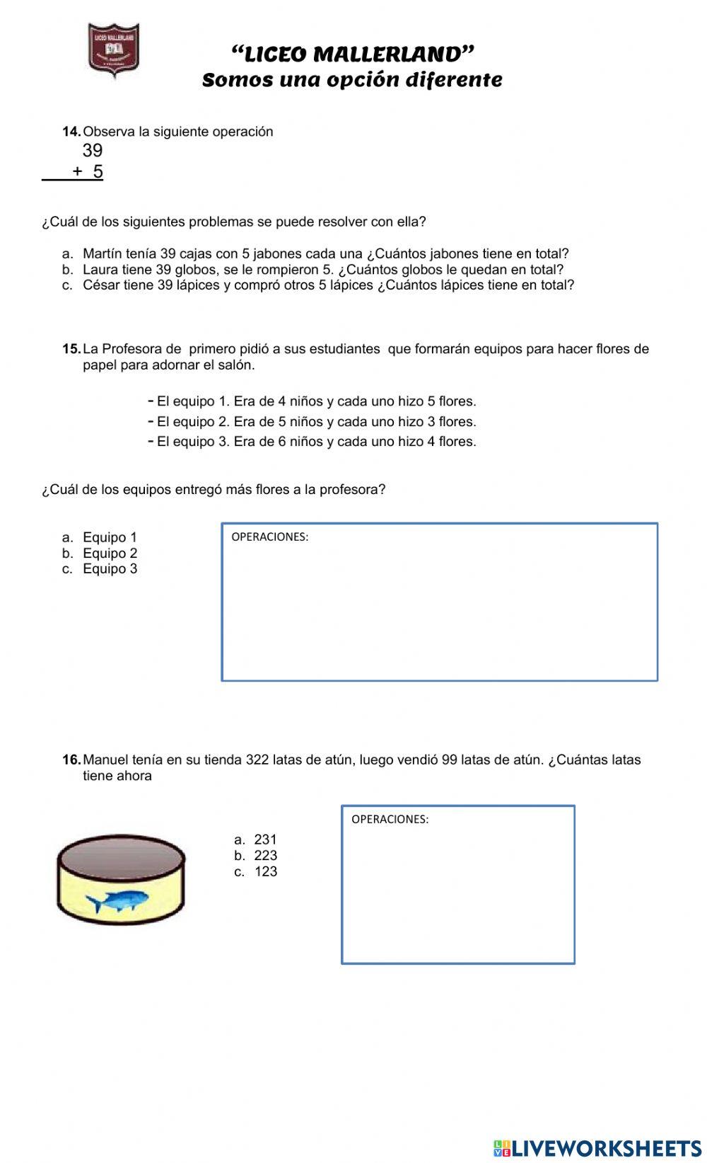 Matemáticas primero