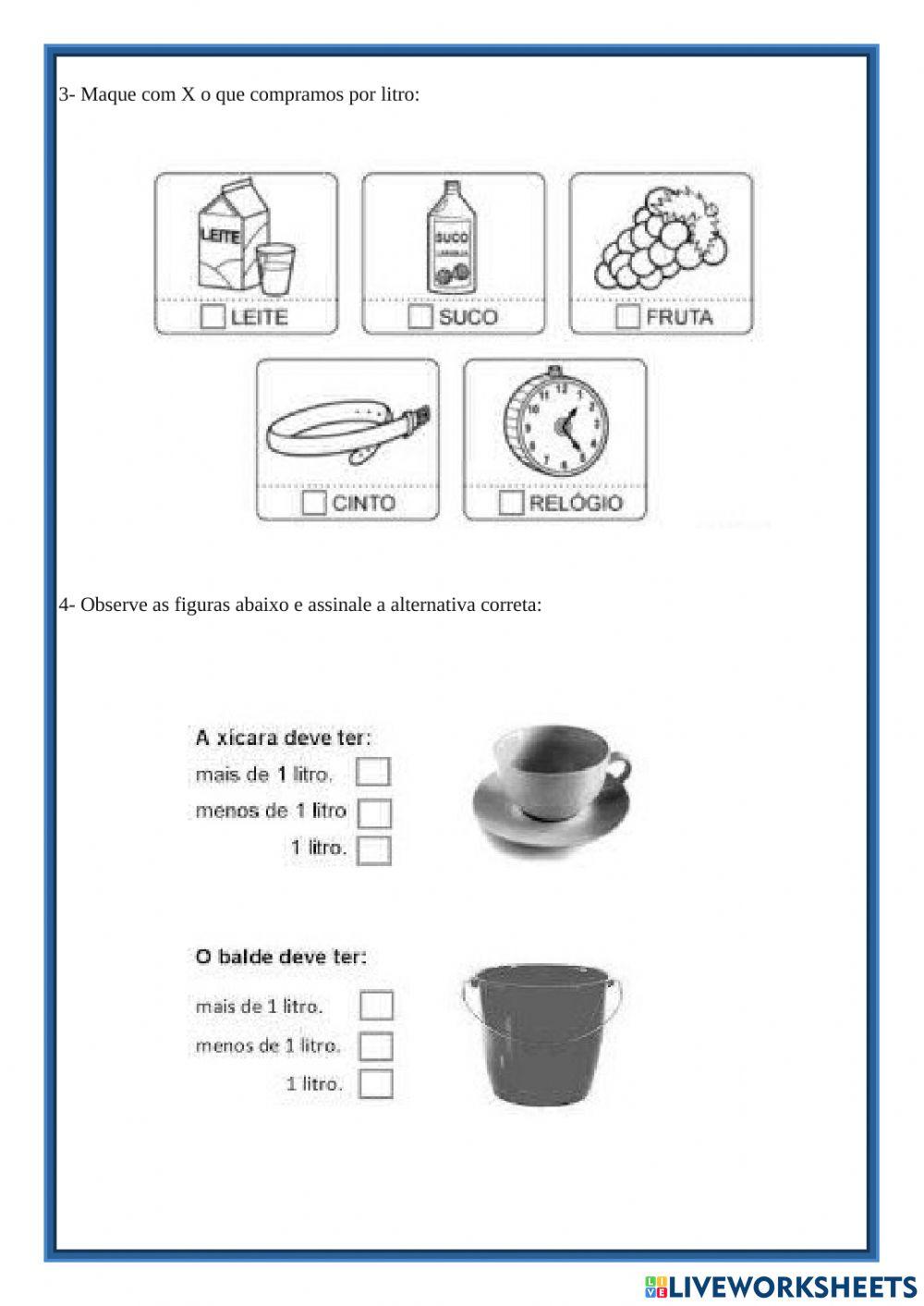 Medidas de capacidade