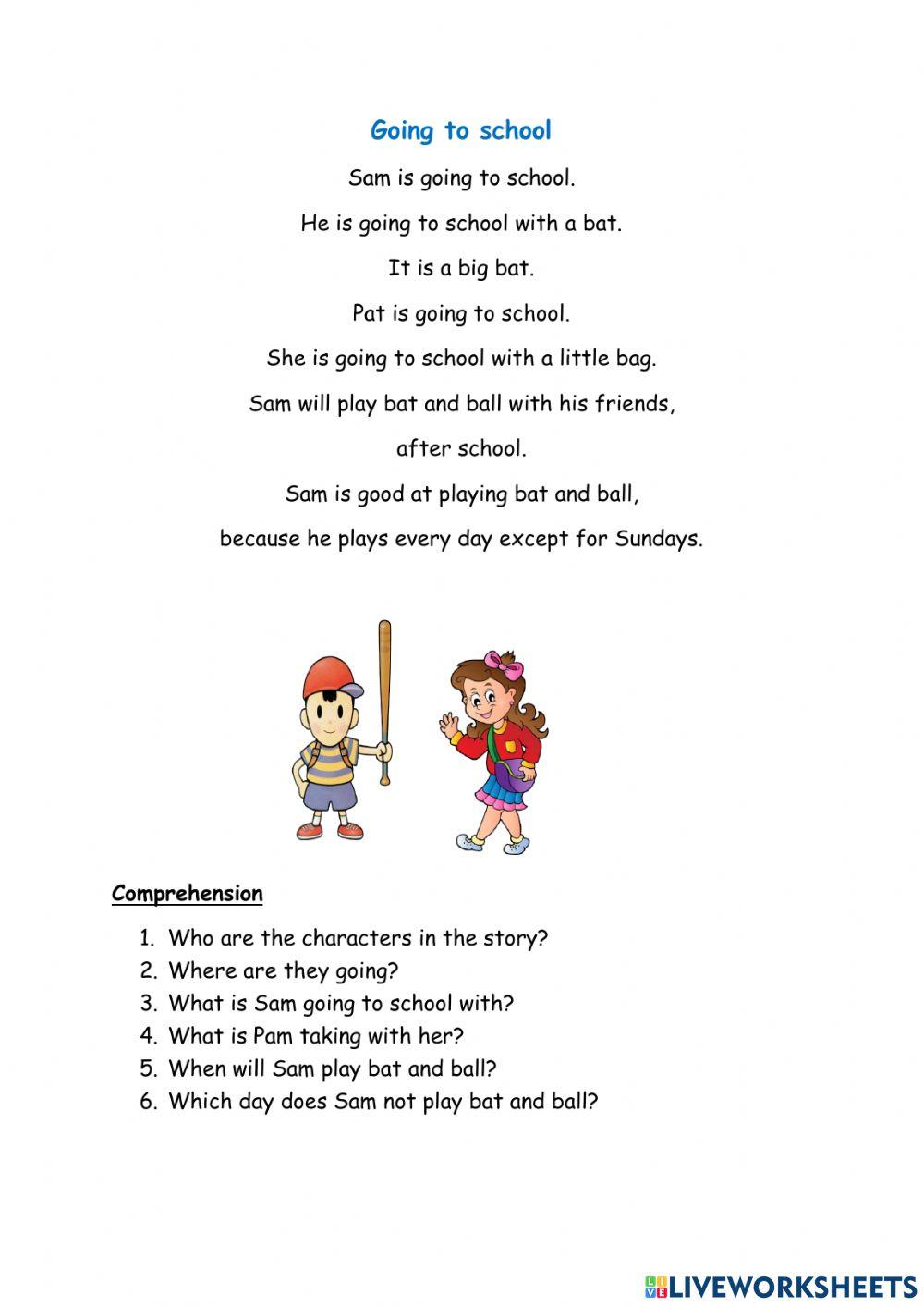 Reading comprehension