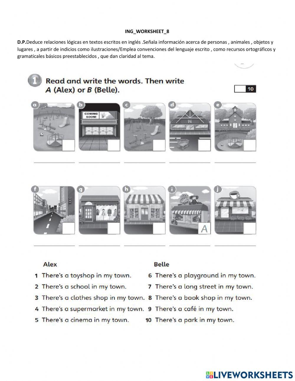 Prepositions of place