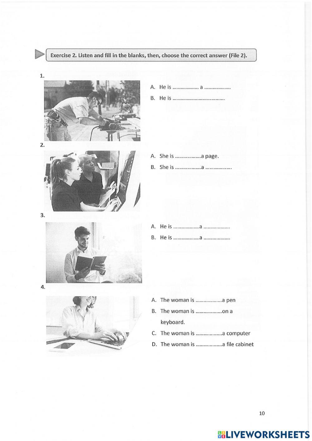 Unit 2: Photos of people