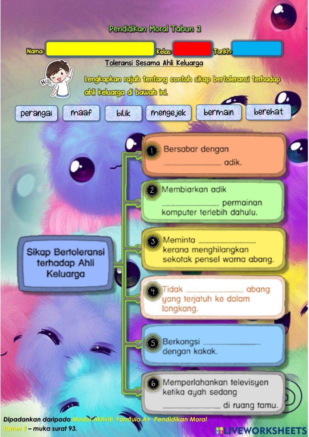 PM Tahun 2 - Toleransi Sesama Ahli Keluarga