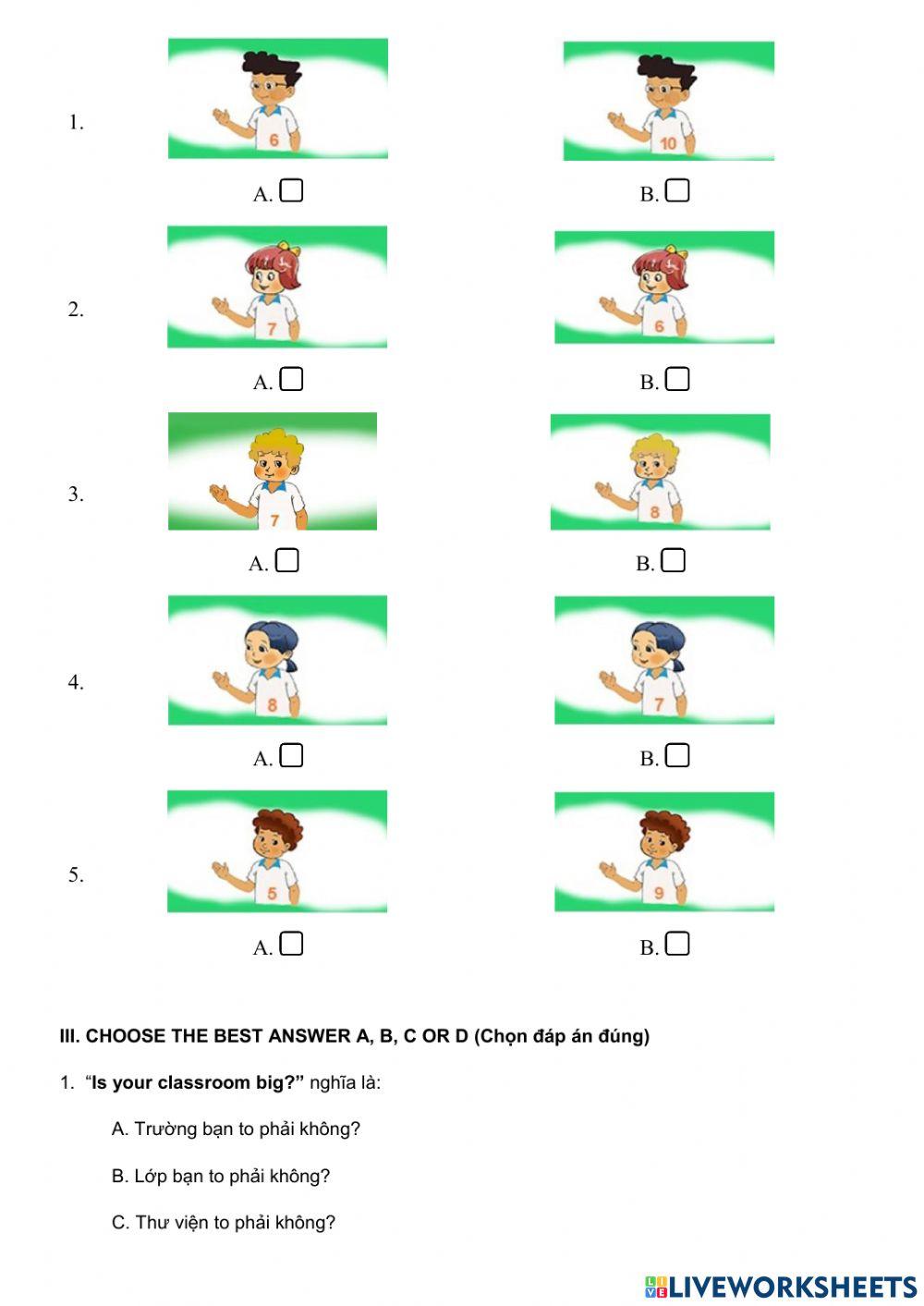 Thi Giữa Học Kỳ 1 Tiếng Anh 3