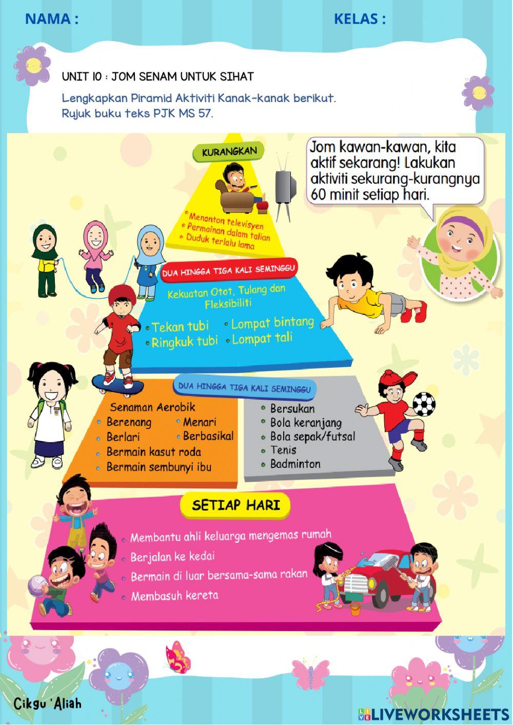 Piramid aktiviti kanak-kanak