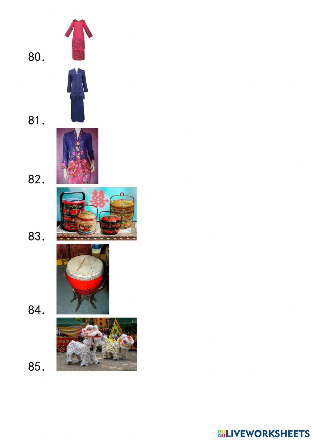 Kosa kata Unit 17 Tahun 2