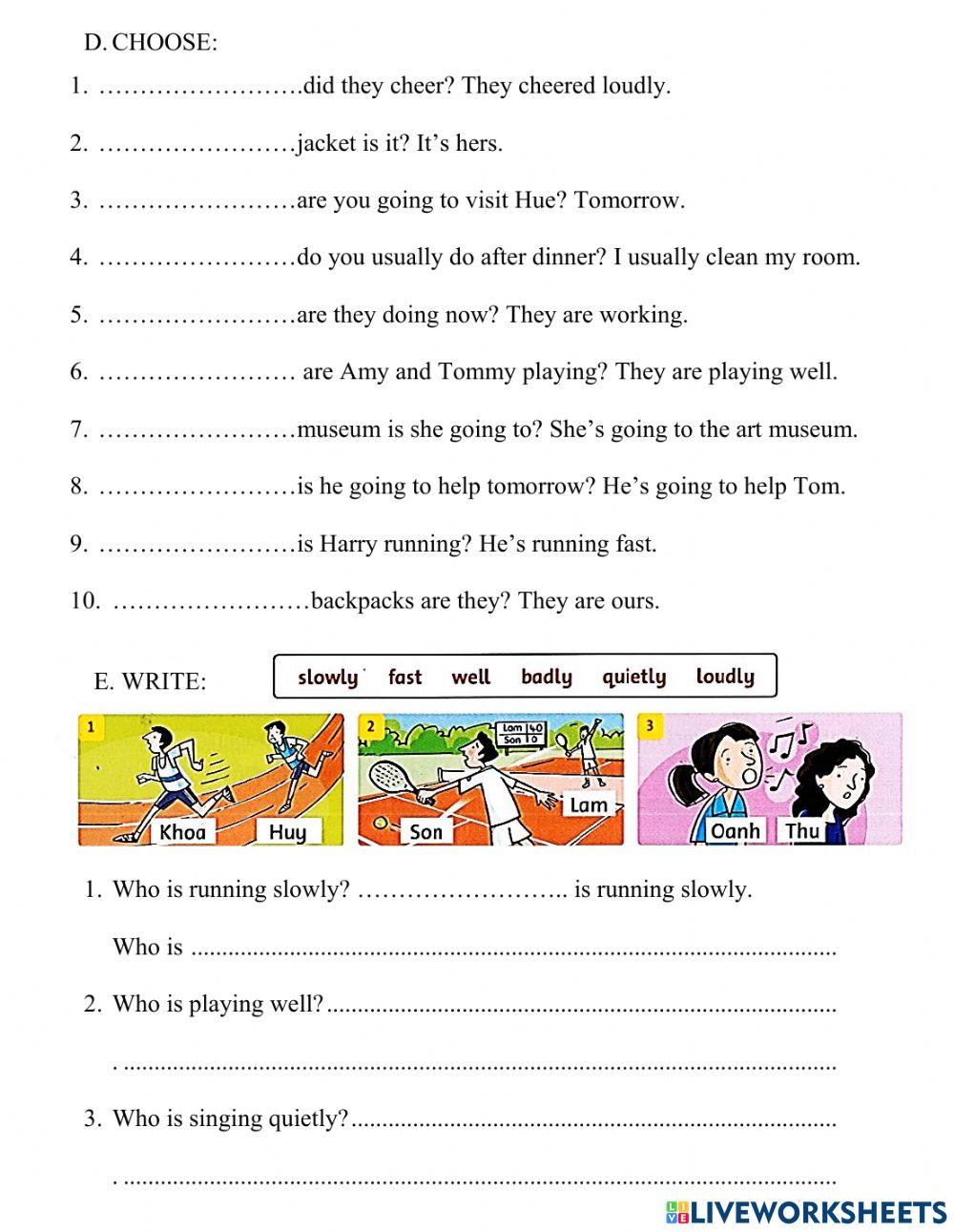 UNIT 6 LESSON 3 CONT family & friends 5