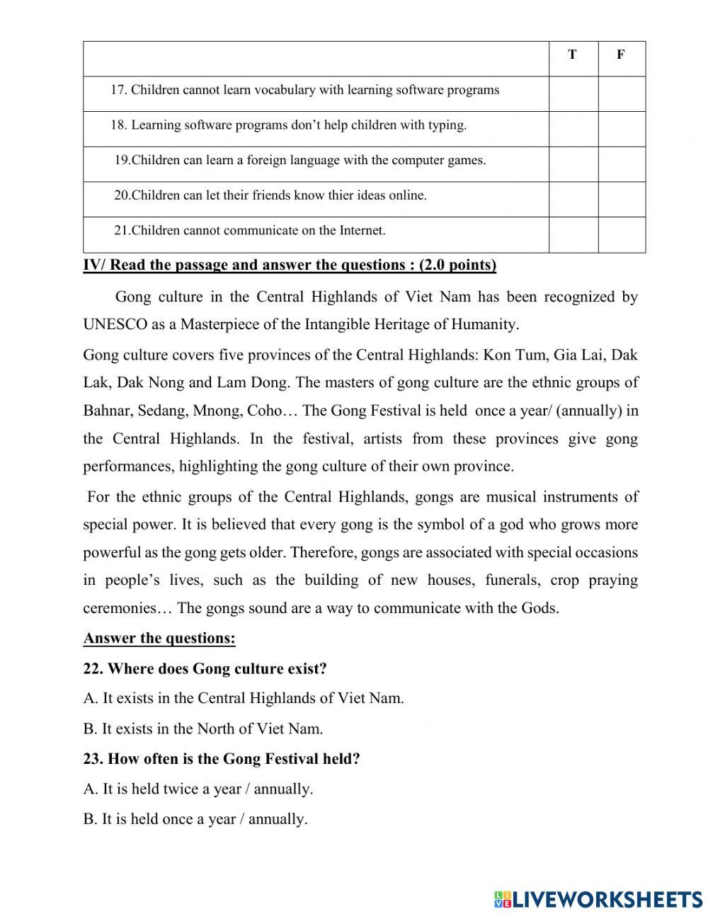 TEST FIRST MID TERM (No 2)