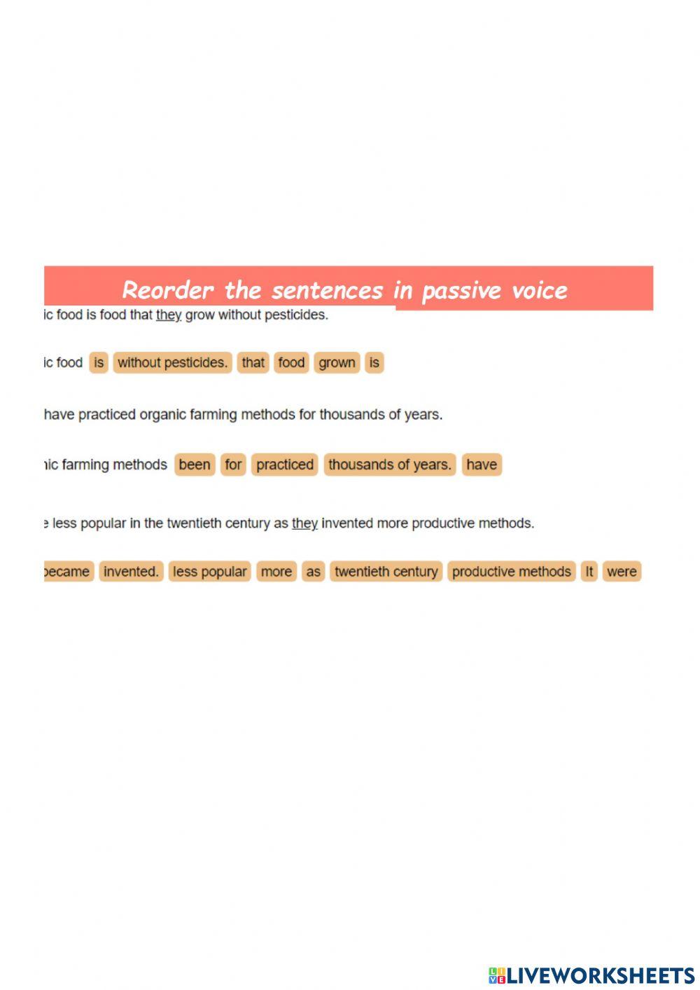 Passive voice