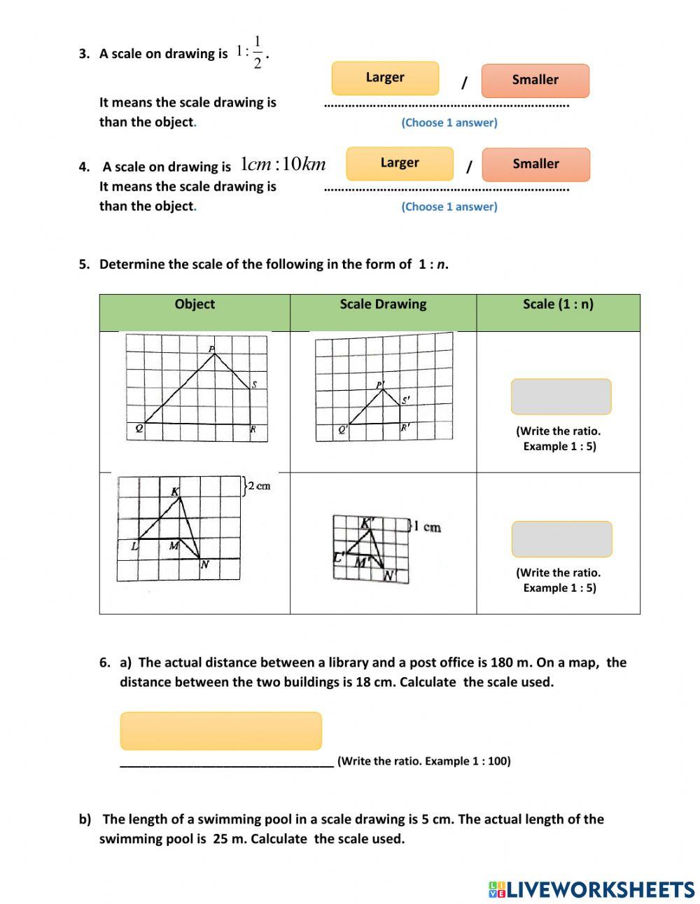Chapter 3 scale drawings(mathematics form 3)