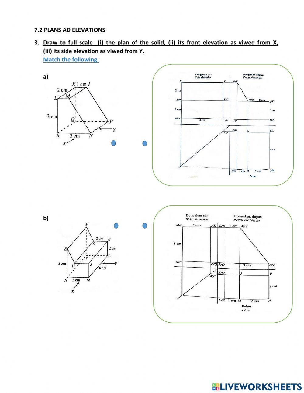 Chapter 7 : plans and elevation(mathematics form 3)