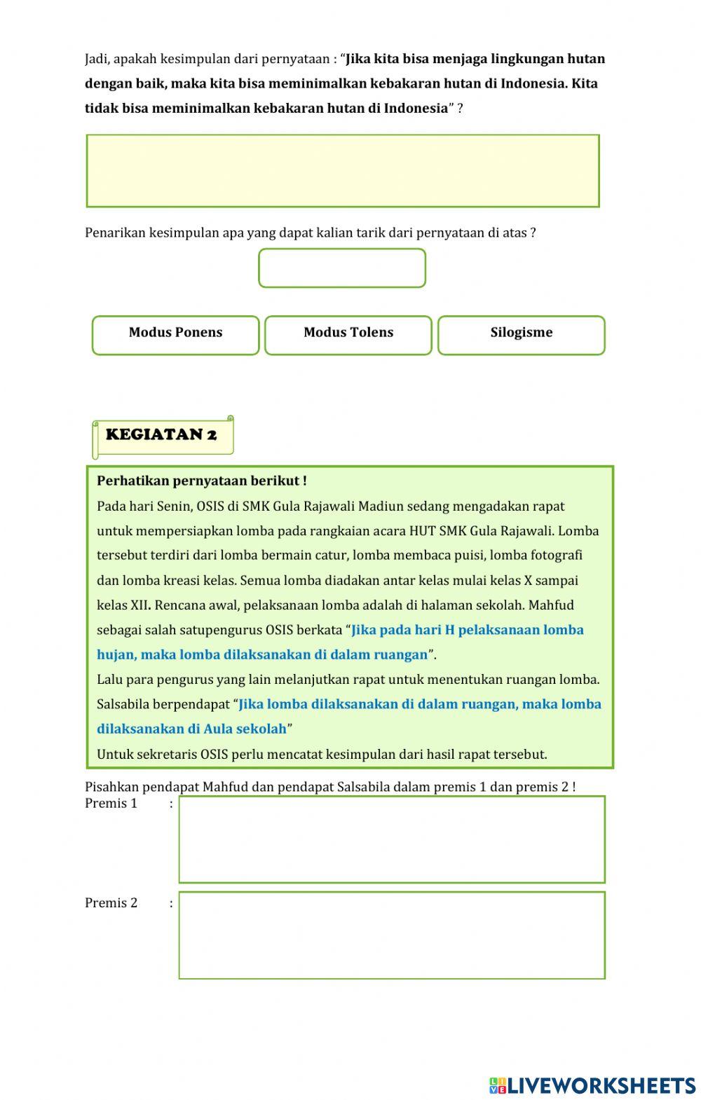 LKPD penarikan kesimpulan