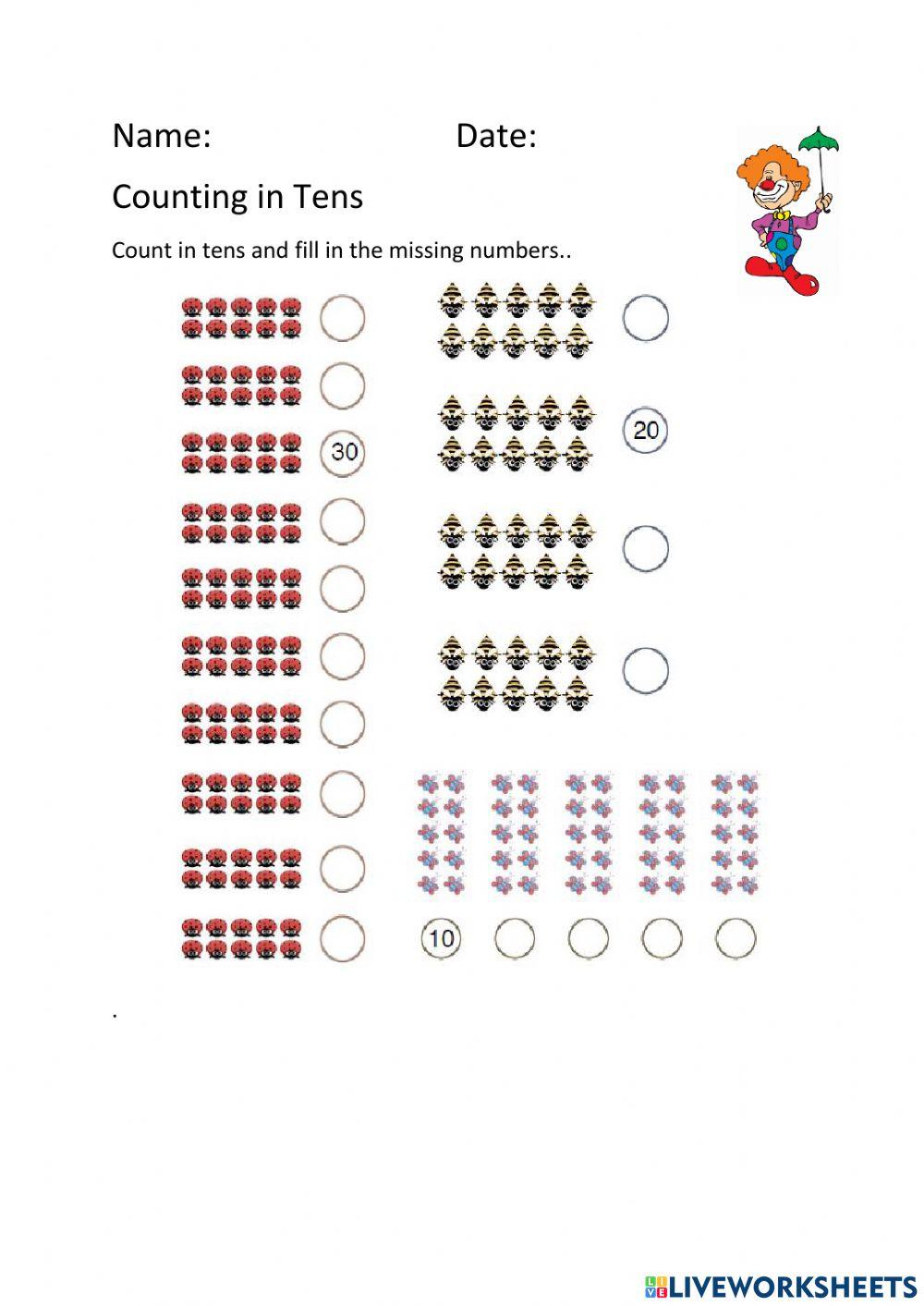 Maths Games Counting In Tens at William Fetters blog