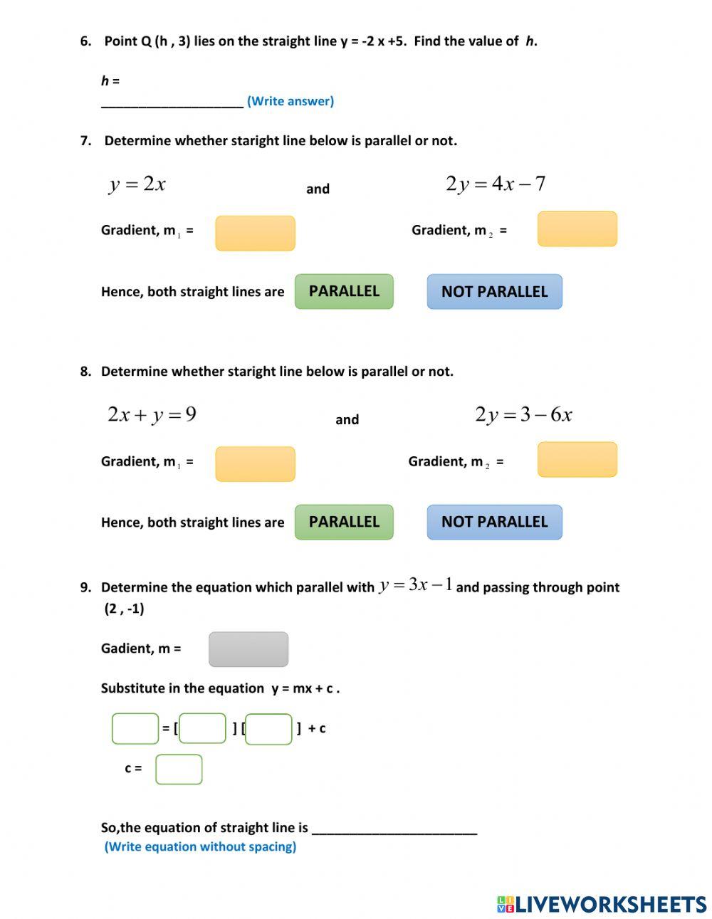 Chapter 9 : straight lines(mathematics form 3) Chapter 9 : straight lines(mathematics form 3)