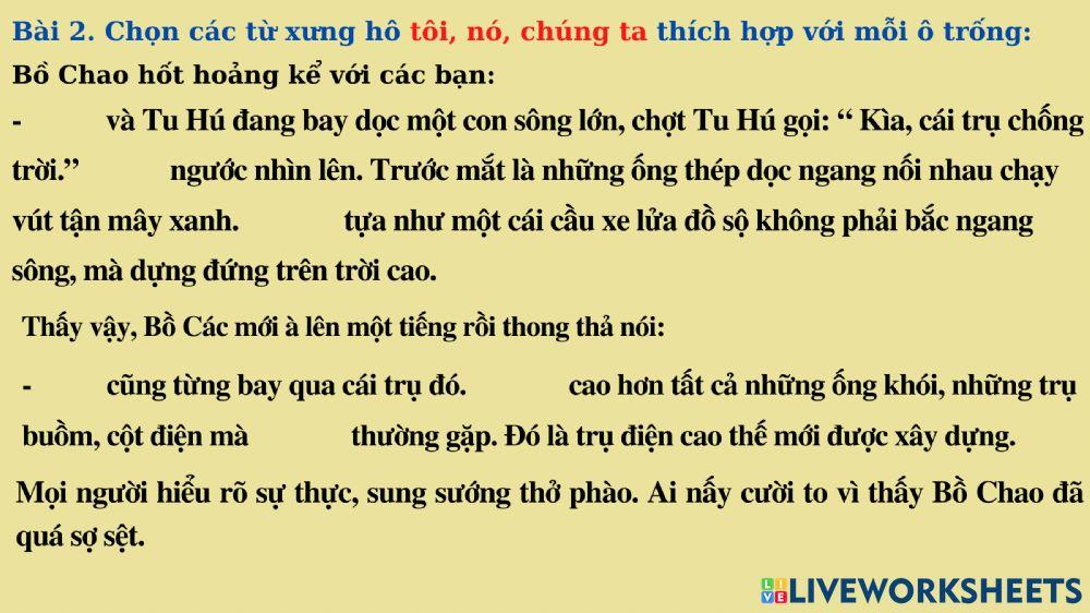 Luyện từ và câu