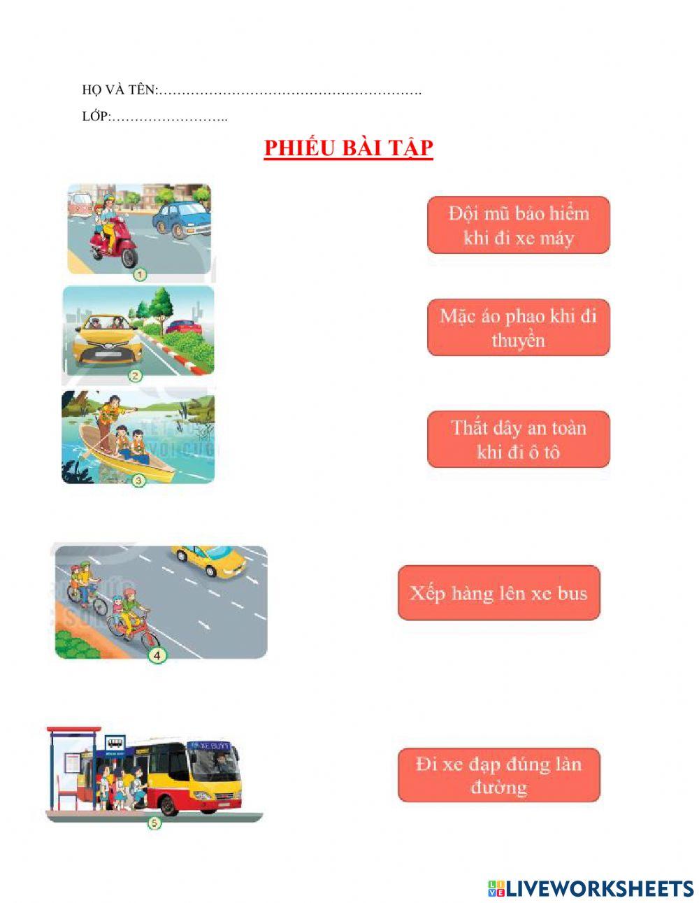 TNXH2- cùng tham gia giao thông