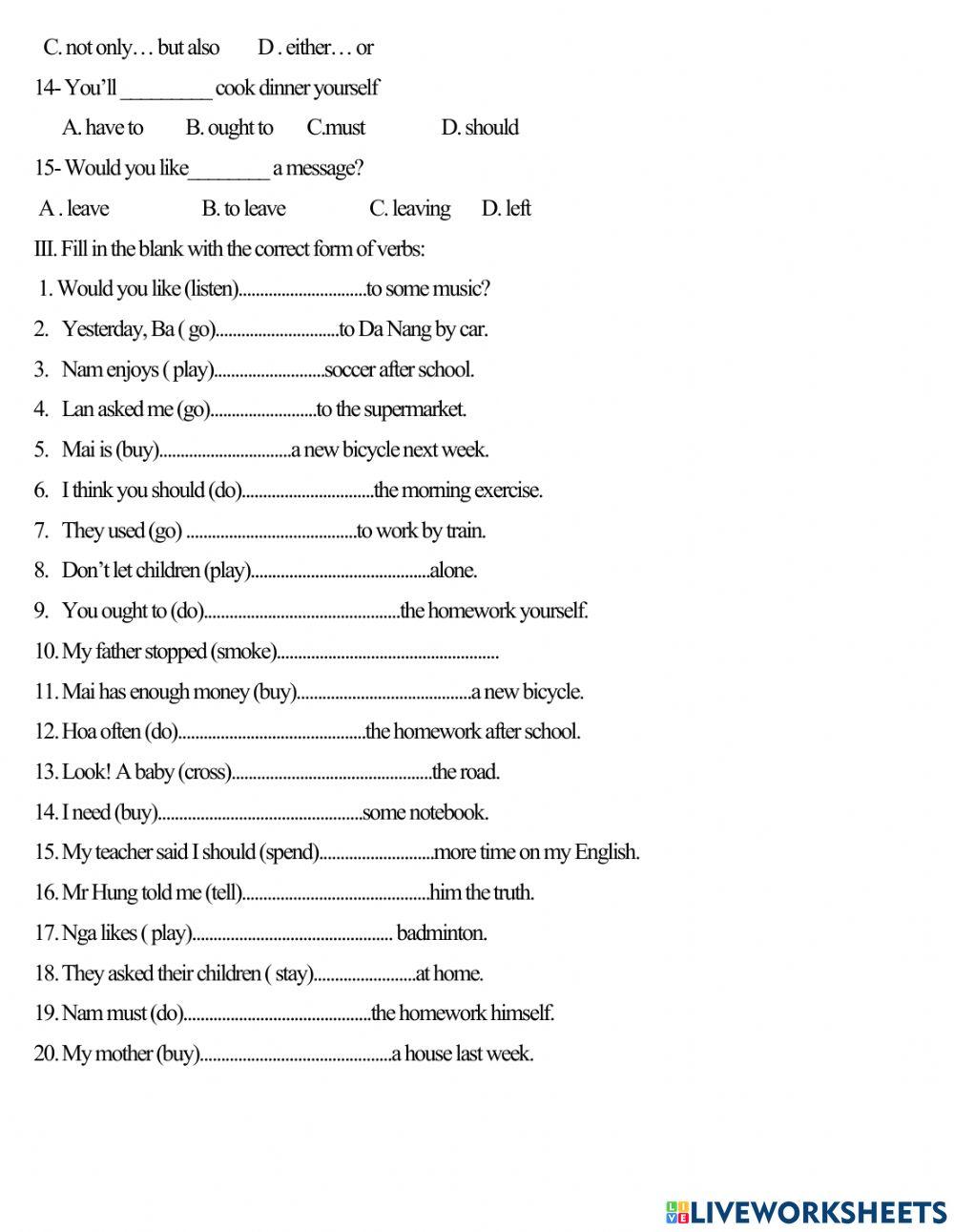 English 8 old review gk1