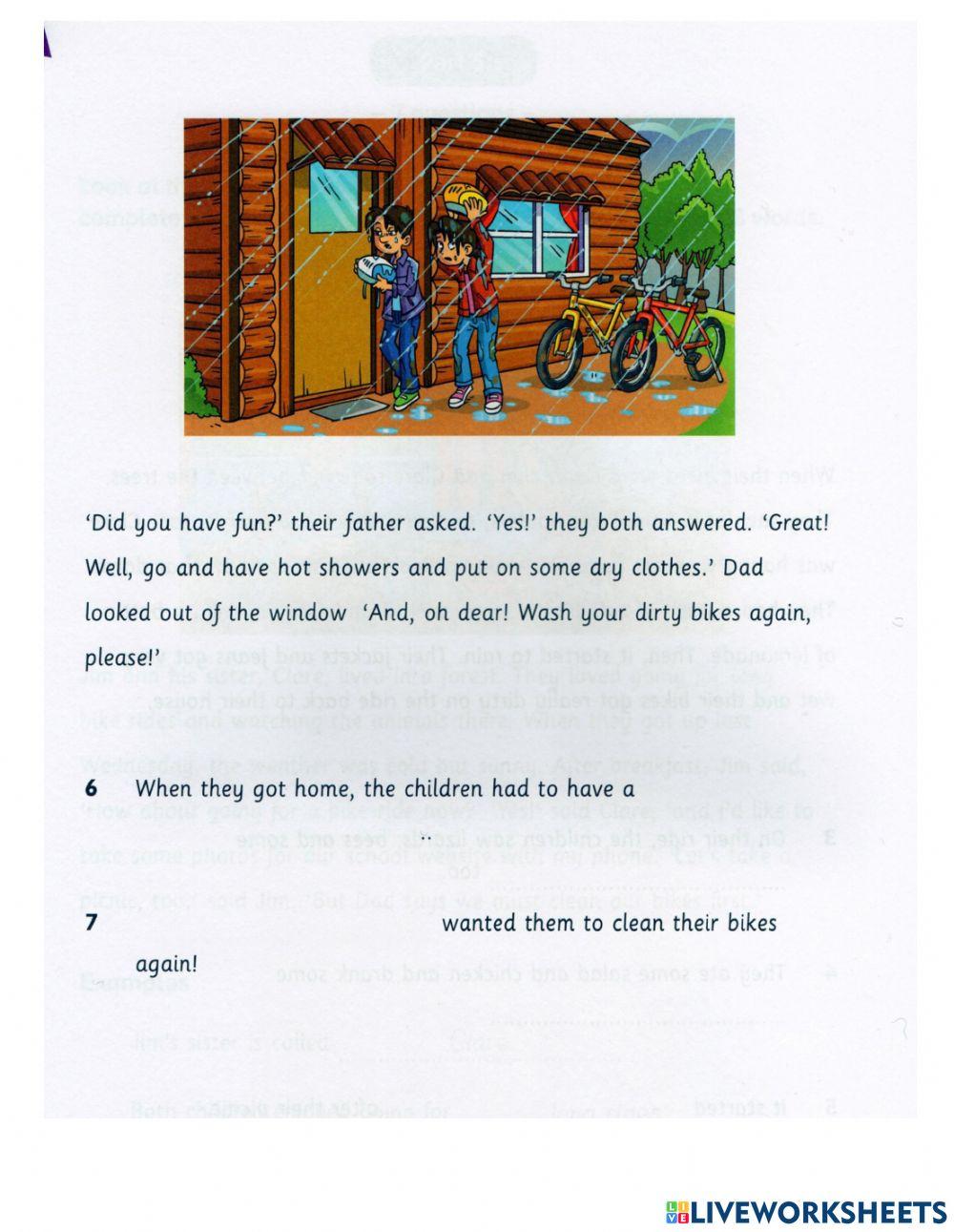 CAMBRIDGE PRACTICE 1 MOVERS READING AND WRITING 5TH GRADE PRIMARY