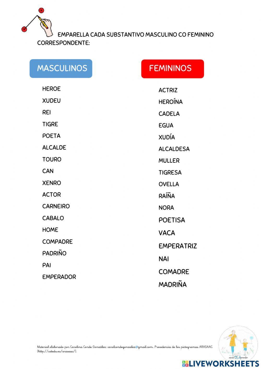 Masculino e feminino