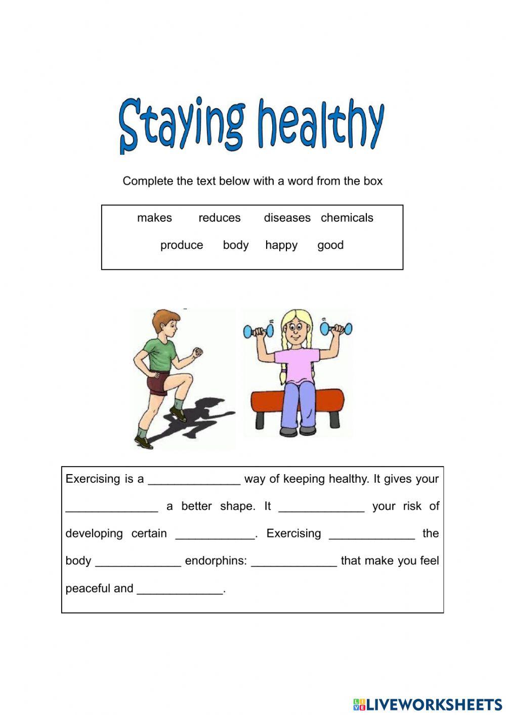 Staying healthy 01