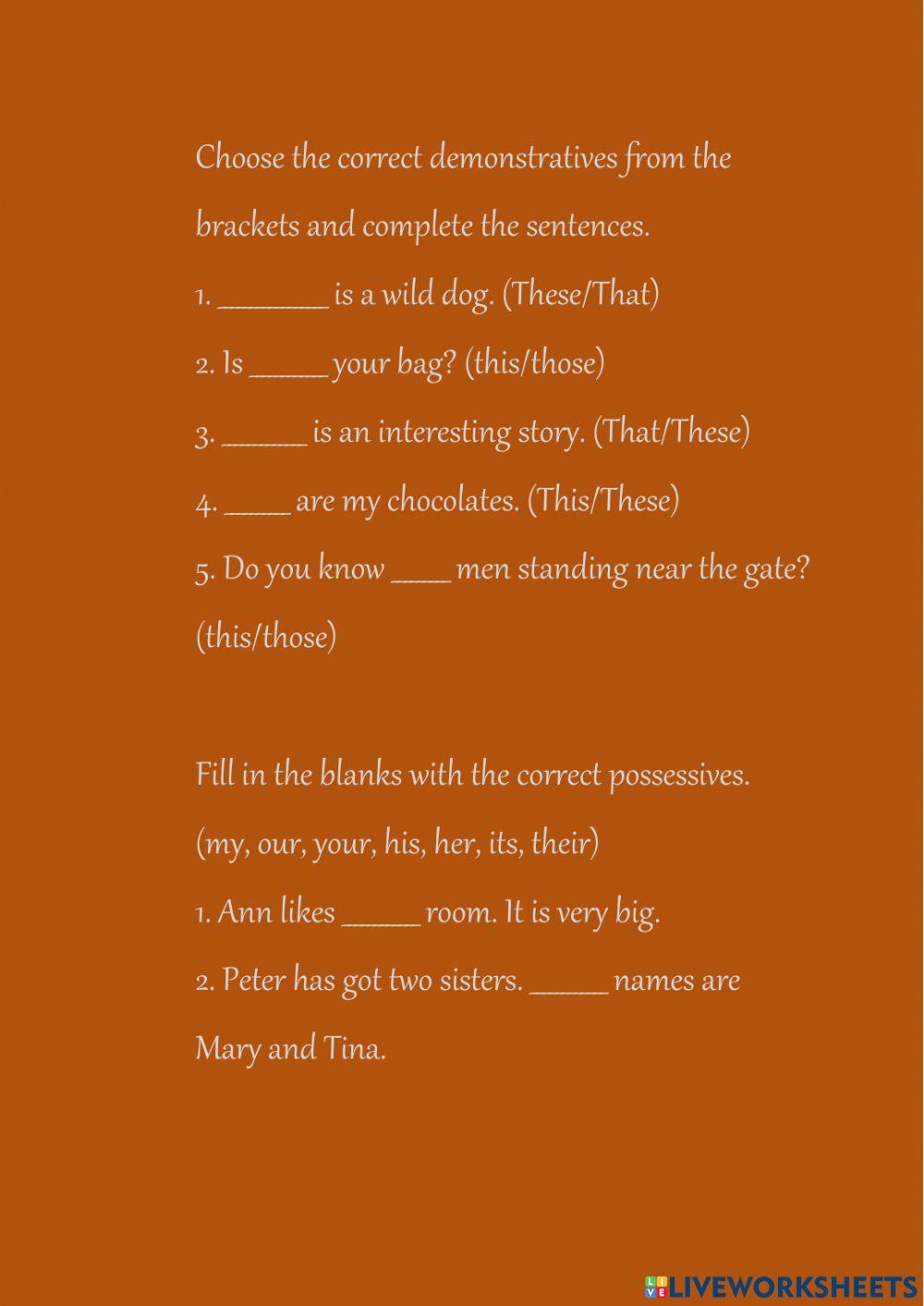 Adjective types and degrees