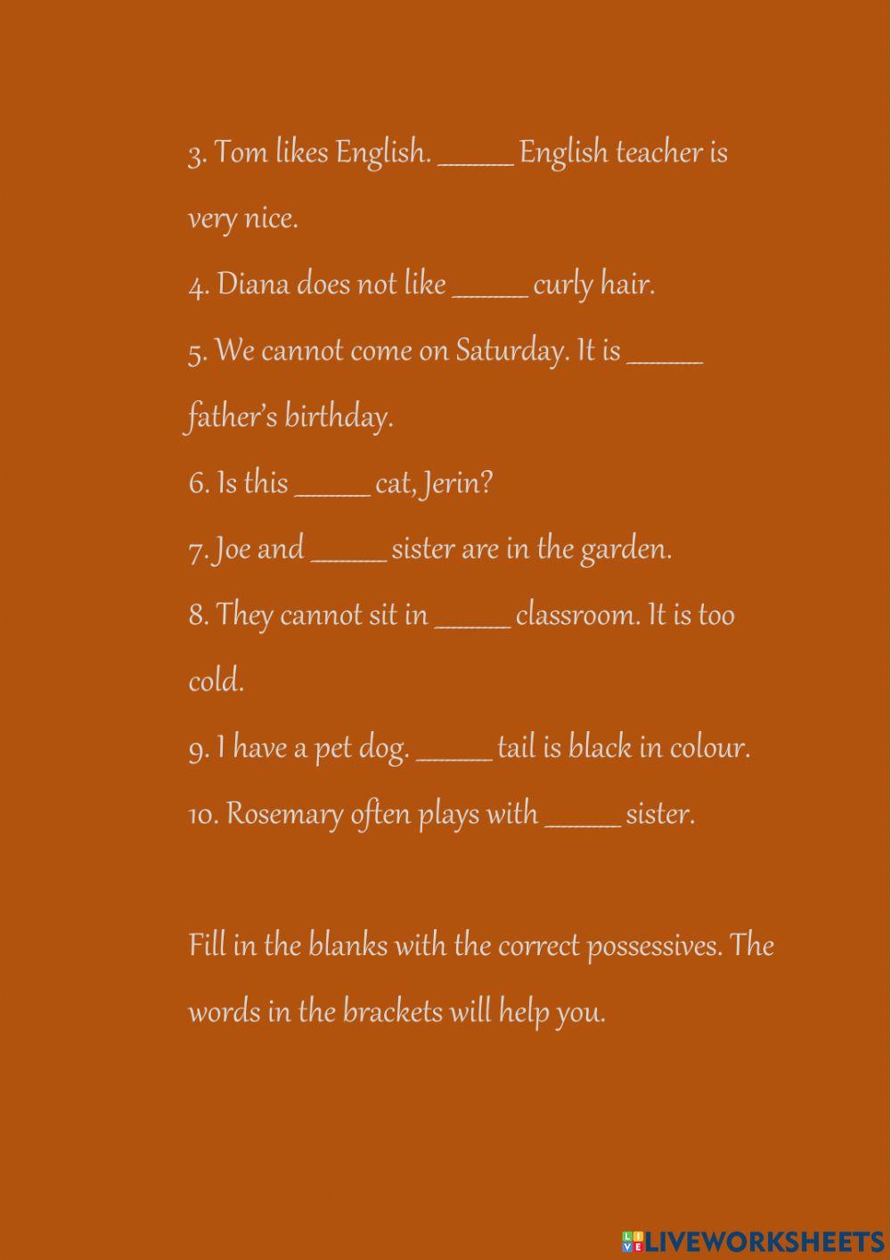 Adjective types and degrees