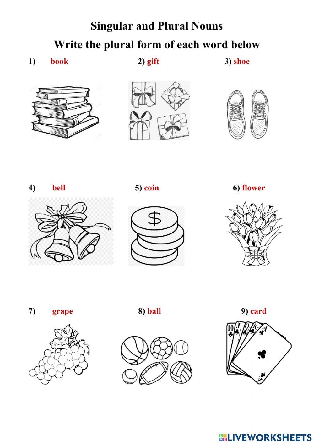 Plurals -  Adding 's'