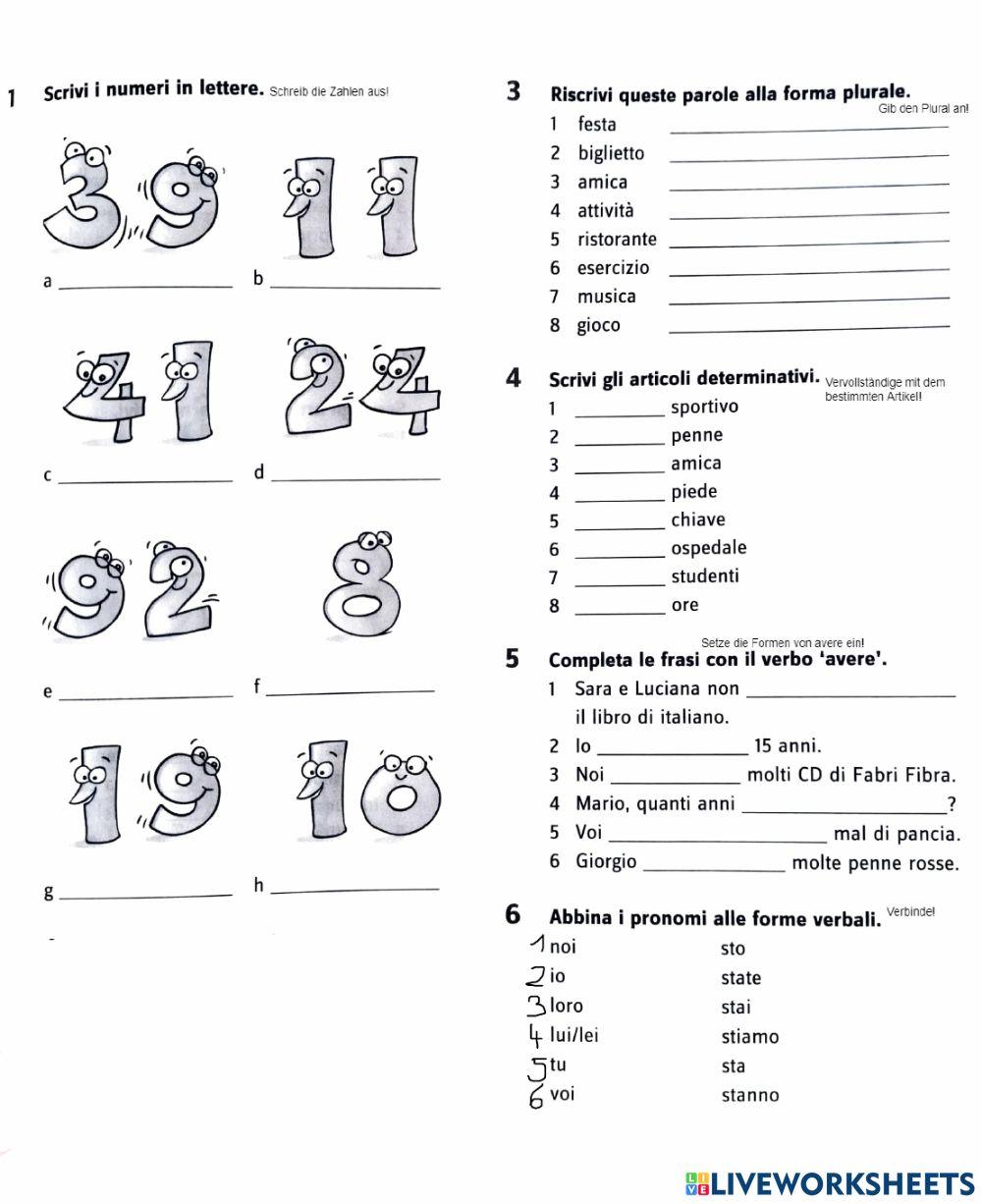 Ripasso dopo 3 unità