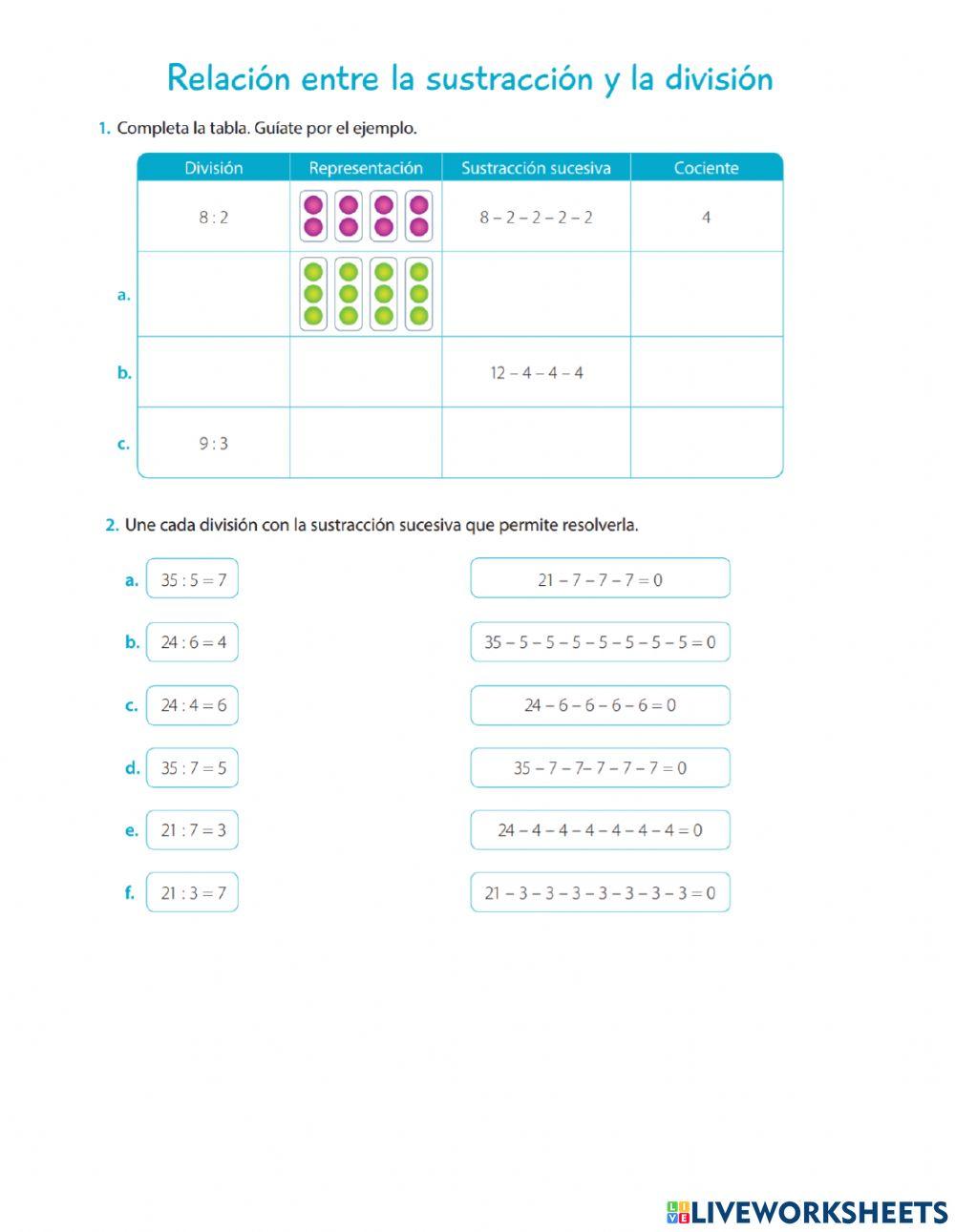 Guia multiplicacion y division