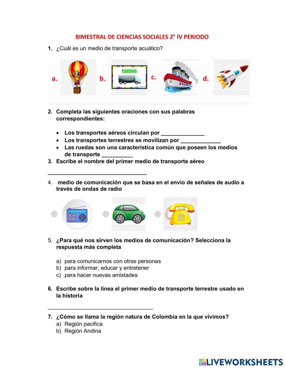 Bimestral 2° iv periodo