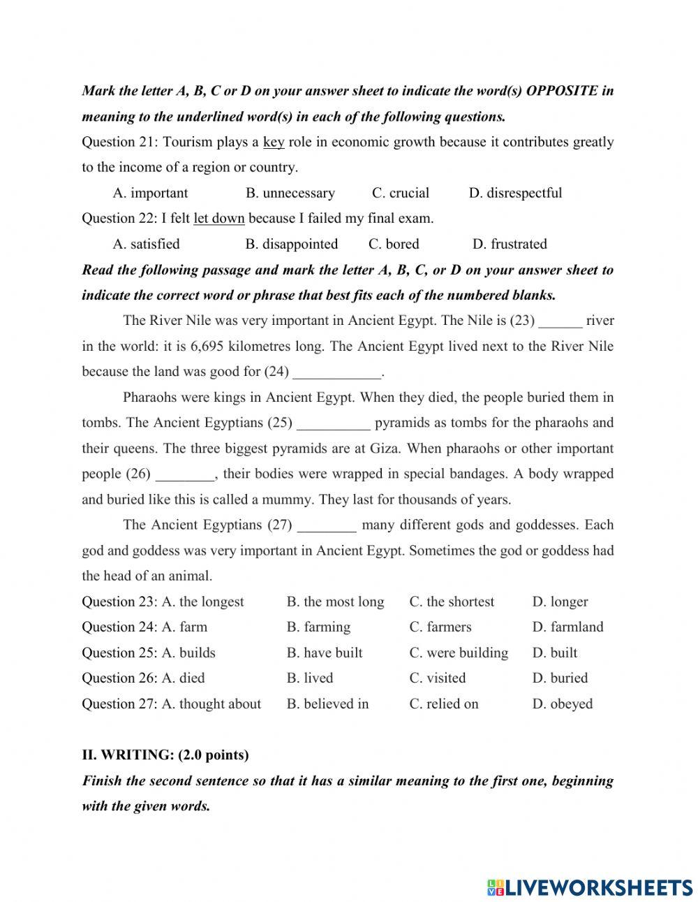 B1-grammar - practice 1