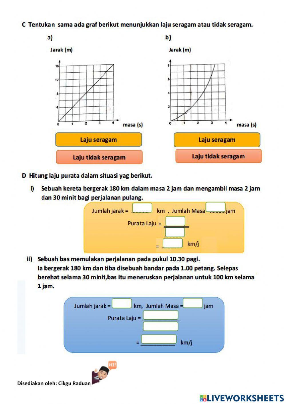 T2b9laju dan pecutan