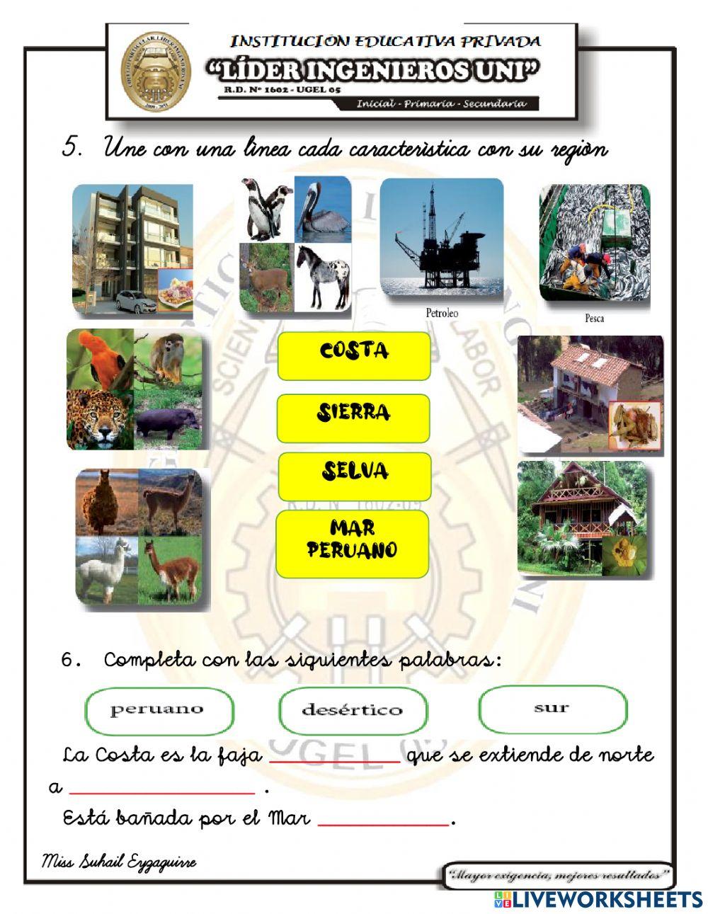 Examen personal social vii unidad