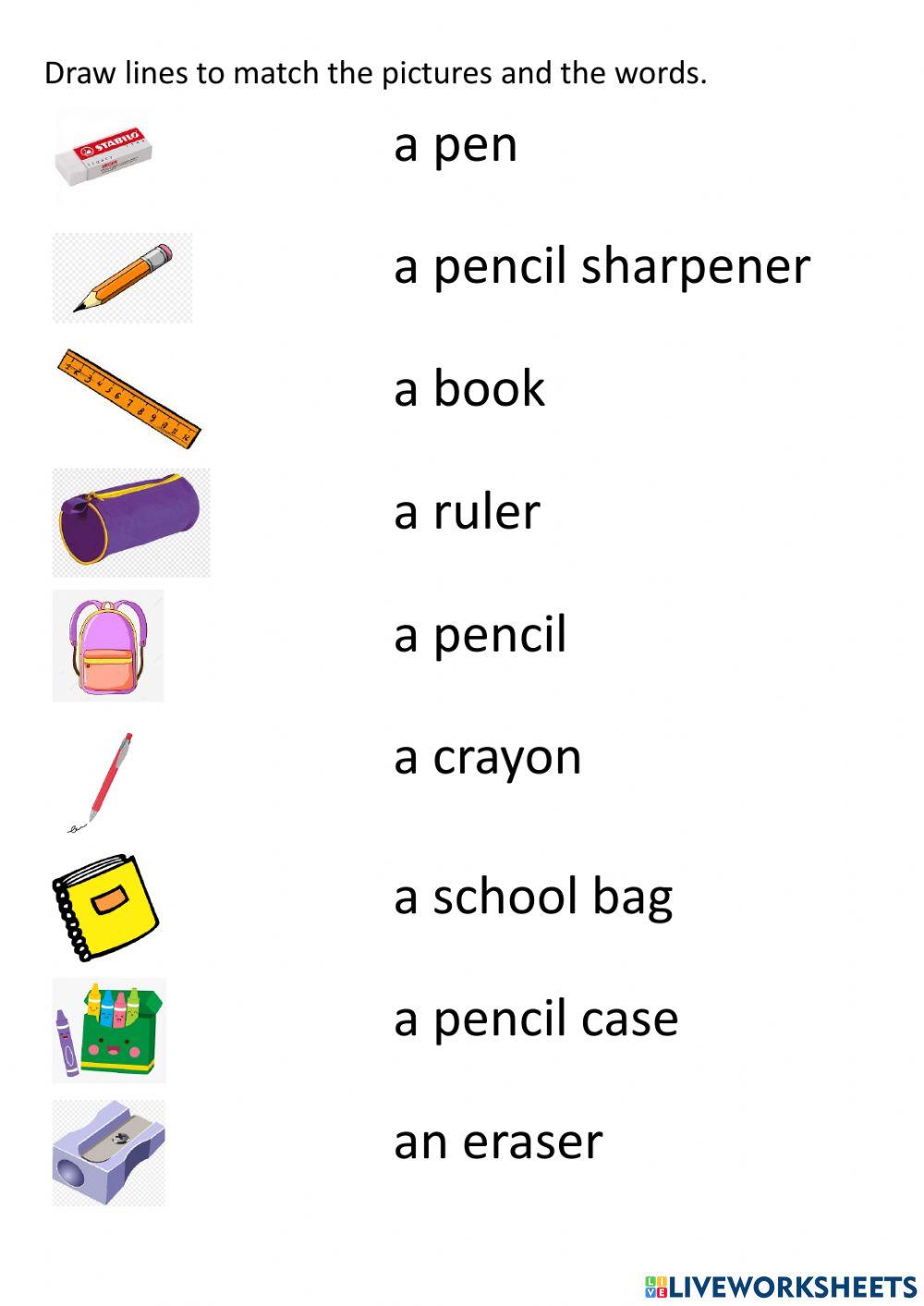 School Objects Angieleung Live Worksheets school-objects-angieleung-live-worksheets