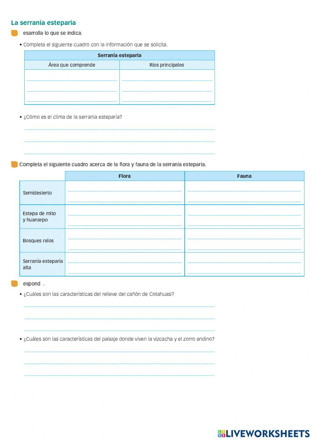 Ecorregión Serranía esteparia