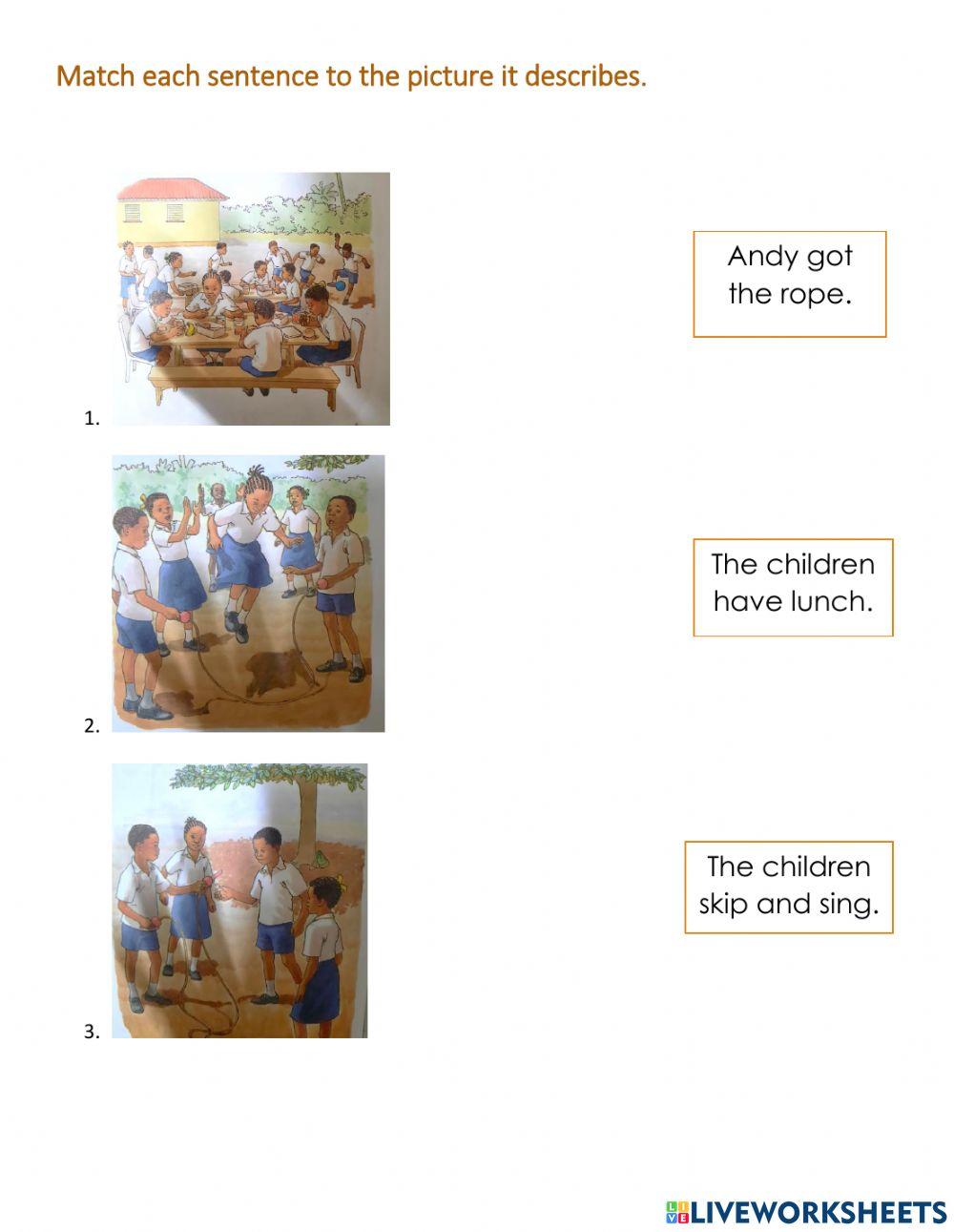 Oral Reading Practice 1 - Lunch Time